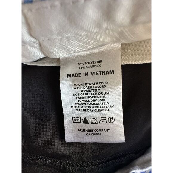 Foot Joy Pants Mens 34x30 Black Khaki Flat Front FJ‎ Pockets Straight Leg Golf - Picture 9 of 12